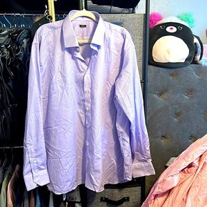 Tom james custom made dress shirt fits a man 2x or 3x